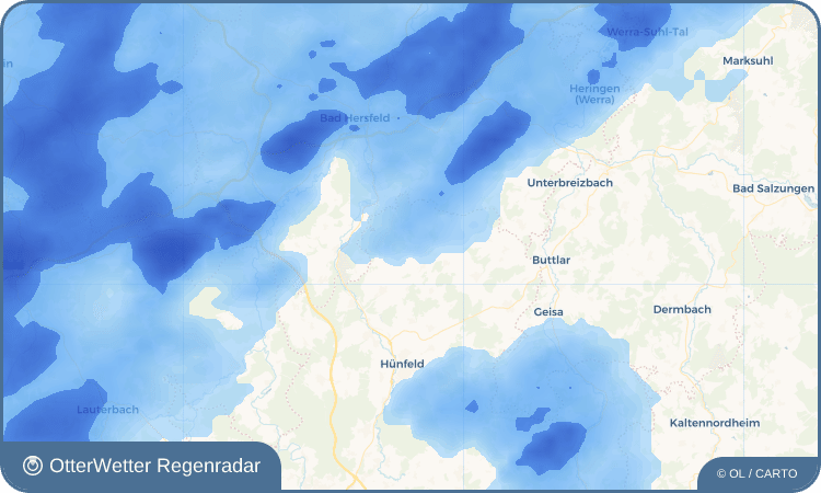 OtterWetter Regenradar-Widget Arzell