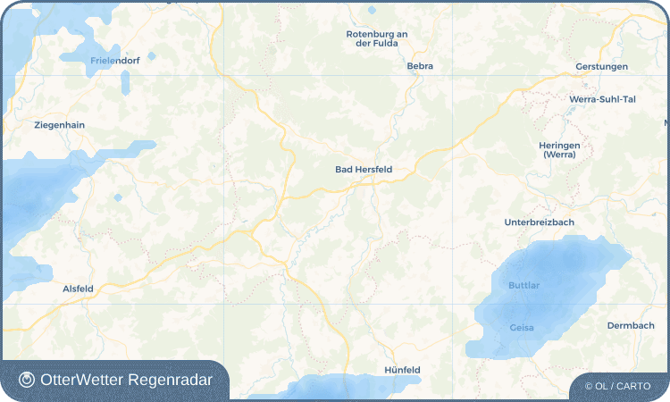 OtterWetter Regenradar-Widget Asbach