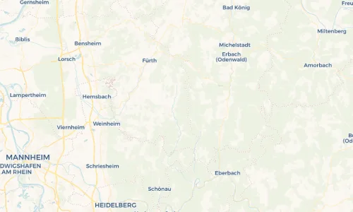 Regenradar Vorschaubild - Aktuelle Niederschläge in Aschbach und Umgebung
