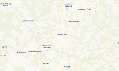 Regenradar Vorschaubild - Aktuelle Niederschläge in Ascherode und Umgebung