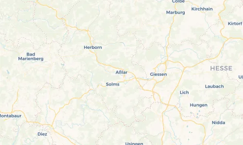 Regenradar Vorschaubild - Aktuelle Niederschläge in Aßlar und Umgebung