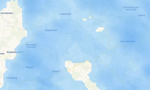 Regenradar Vorschaubild - Aktuelle Niederschläge in Asterode und Umgebung