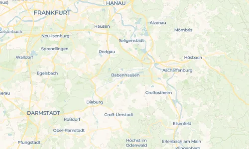 Regenradar Vorschaubild - Aktuelle Niederschläge in Babenhausen und Umgebung
