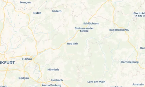 Regenradar Vorschaubild - Aktuelle Niederschläge in Bad Orb und Umgebung