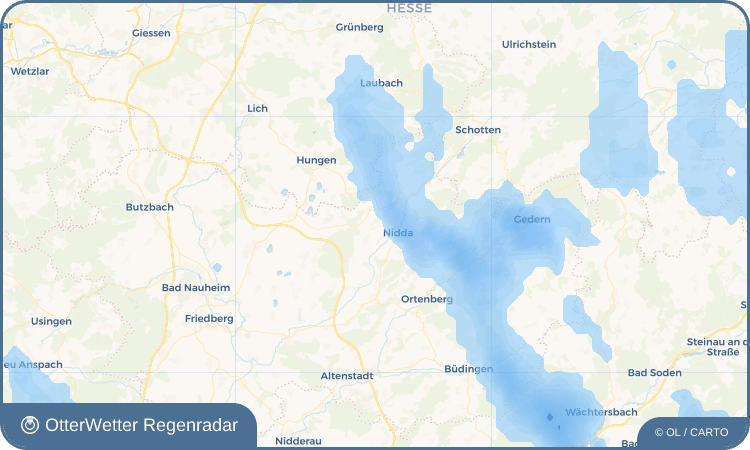 OtterWetter Regenradar-Widget Bad Salzhausen