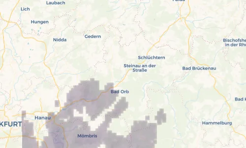 Regenradar Vorschaubild - Aktuelle Niederschläge in Bad Soden und Umgebung