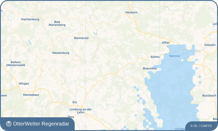 OtterWetter Regenradar-Widget Barig-Selbenhausen