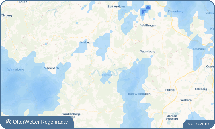 OtterWetter Regenradar-Widget Basdorf