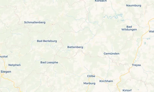 Regenradar Vorschaubild - Aktuelle Niederschläge in Battenfeld und Umgebung