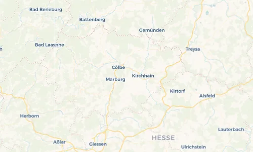 Regenradar Vorschaubild - Aktuelle Niederschläge in Bauerbach und Umgebung