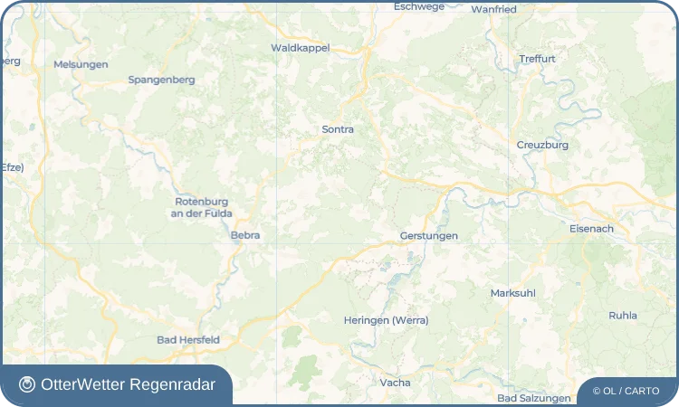 Widget-Vorschau für Bauhaus Wetter-Widget-Vorschau mit Vorhersagedaten für Bauhaus
