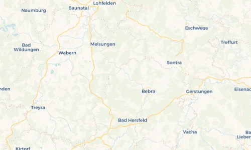 Regenradar Vorschaubild - Aktuelle Niederschläge in Baumbach und Umgebung
