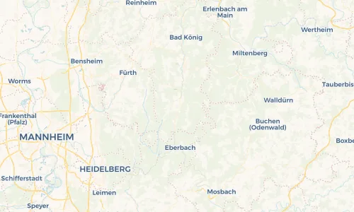 Regenradar Vorschaubild - Aktuelle Niederschläge in Beerfelden und Umgebung