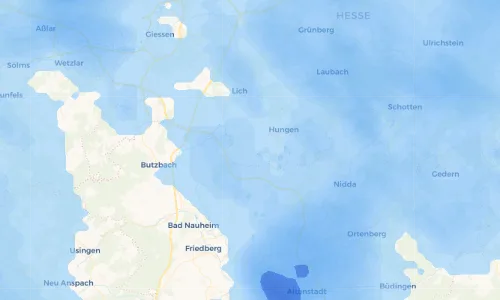 Regenradar Vorschaubild - Aktuelle Niederschläge in Bellersheim und Umgebung