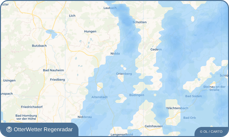 Widget-Vorschau für Bellmuth Wetter-Widget-Vorschau mit Vorhersagedaten für Bellmuth