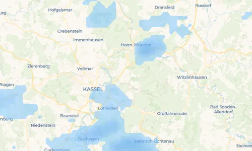 Regenradar Vorschaubild - Aktuelle Niederschläge in Benterode und Umgebung