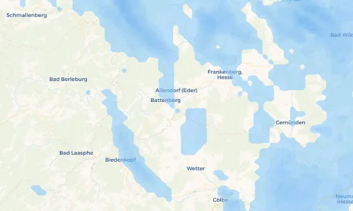 Regenradar Vorschaubild - Aktuelle Niederschläge in Berghofen und Umgebung
