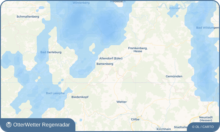 Widget-Vorschau für Berghofen Wetter-Widget-Vorschau mit Vorhersagedaten für Berghofen
