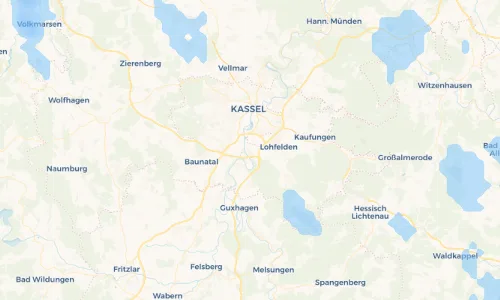Regenradar Vorschaubild - Aktuelle Niederschläge in Bergshausen und Umgebung