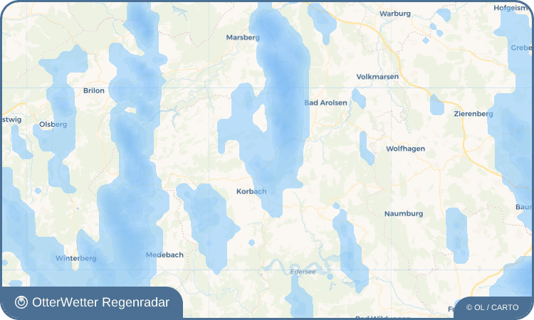 Widget-Vorschau für Berndorf Wetter-Widget-Vorschau mit Vorhersagedaten für Berndorf