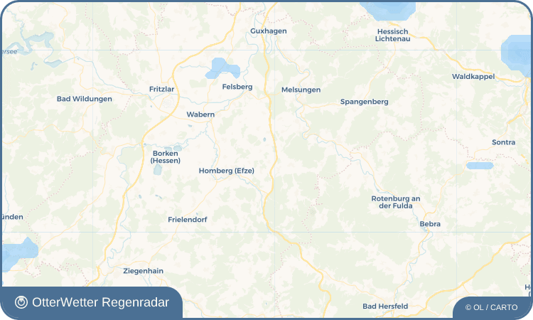 Wetter-Widget-Vorschau mit Vorhersagedaten für Berndshausen