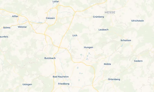 Regenradar Vorschaubild - Aktuelle Niederschläge in Bettenhausen und Umgebung