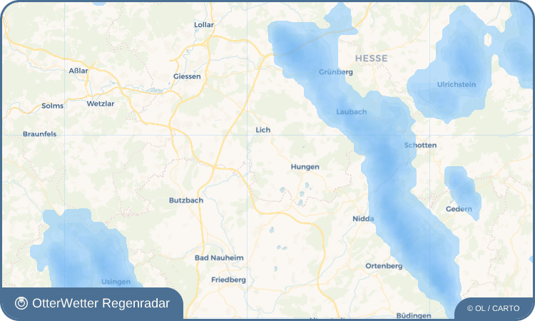 OtterWetter Regenradar-Widget Bettenhausen