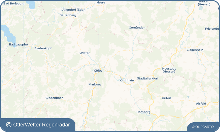 OtterWetter Regenradar-Widget Betziesdorf