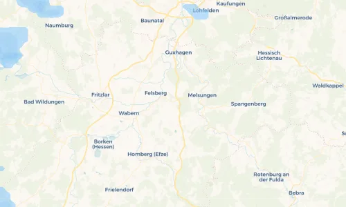 Regenradar Vorschaubild - Aktuelle Niederschläge in Beuern und Umgebung