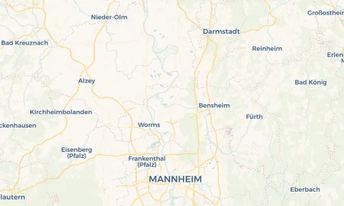 Regenradar Vorschaubild - Aktuelle Niederschläge in Biblis und Umgebung