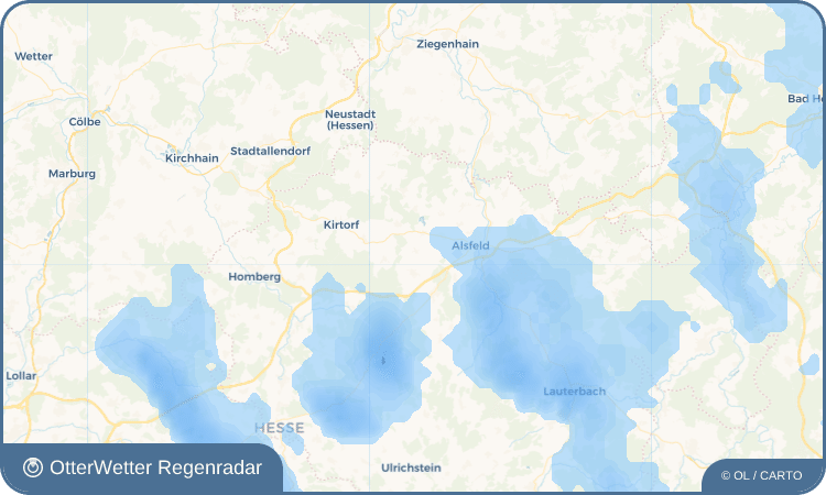OtterWetter Regenradar-Widget Billertshausen