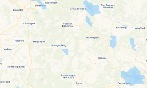 Regenradar Vorschaubild - Aktuelle Niederschläge in Bischofferode und Umgebung