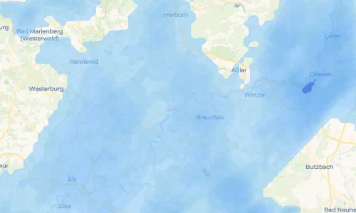 Regenradar Vorschaubild - Aktuelle Niederschläge in Biskirchen und Umgebung