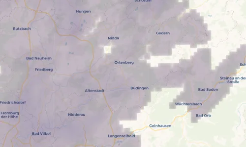 Regenradar Vorschaubild - Aktuelle Niederschläge in Bleichenbach und Umgebung