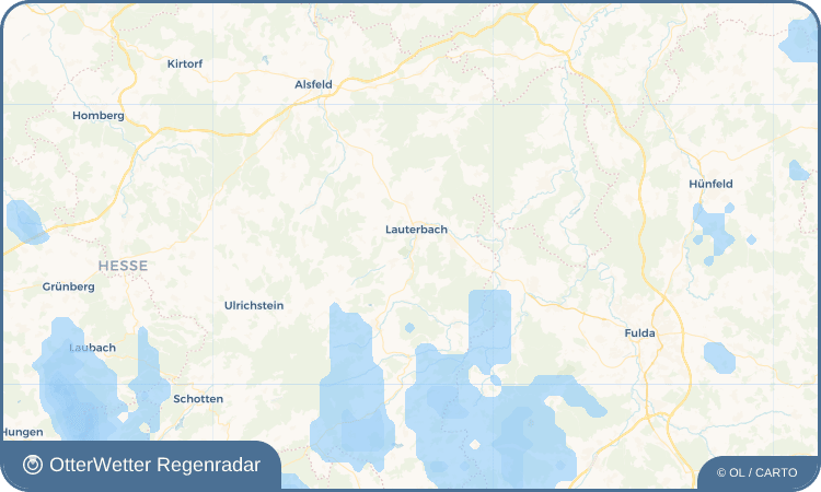 Widget-Vorschau für Blitzenrod Wetter-Widget-Vorschau mit Vorhersagedaten für Blitzenrod