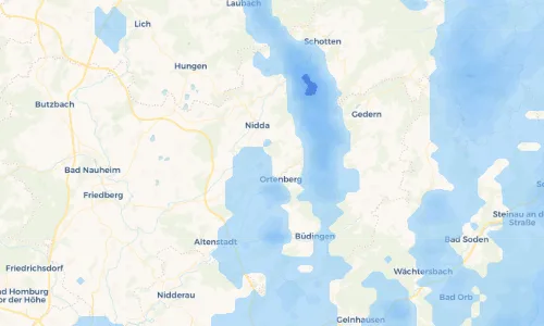 Regenradar Vorschaubild - Aktuelle Niederschläge in Bobenhausen I und Umgebung
