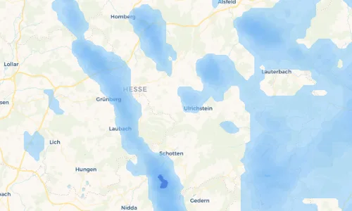 Regenradar Vorschaubild - Aktuelle Niederschläge in Bobenhausen II und Umgebung