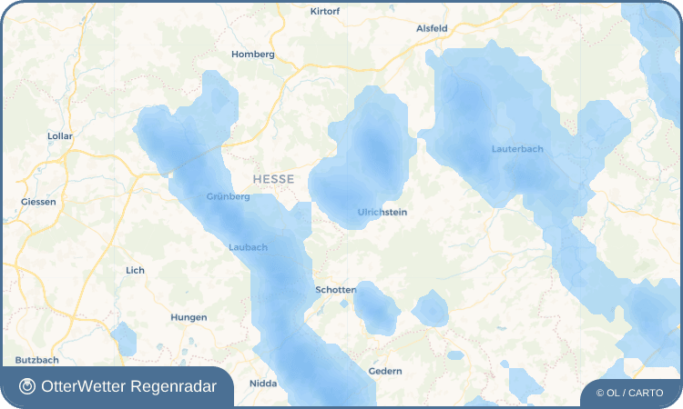 OtterWetter Regenradar-Widget Bobenhausen II