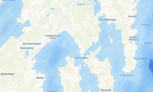Regenradar Vorschaubild - Aktuelle Niederschläge in Bockendorf und Umgebung