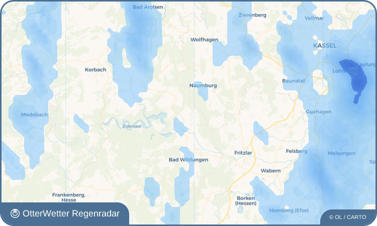 Wetter-Widget-Vorschau mit Vorhersagedaten für Böhne