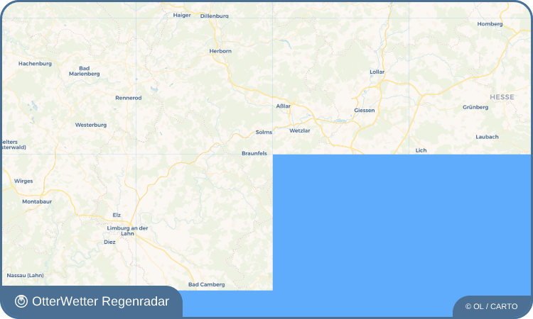OtterWetter Regenradar-Widget Bonbaden