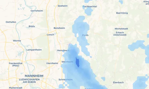 Regenradar Vorschaubild - Aktuelle Niederschläge in Bonsweiher und Umgebung