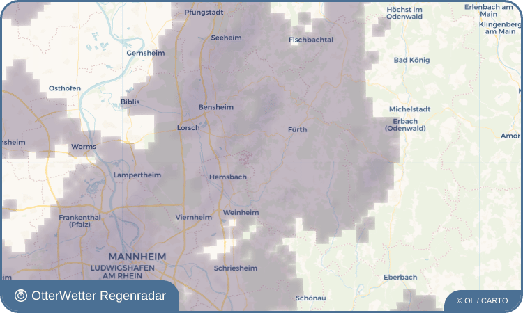 Widget-Vorschau für Bonsweiher Wetter-Widget-Vorschau mit Vorhersagedaten für Bonsweiher