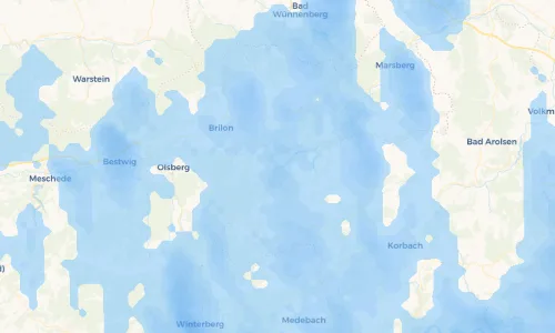 Regenradar Vorschaubild - Aktuelle Niederschläge in Bontkirchen und Umgebung