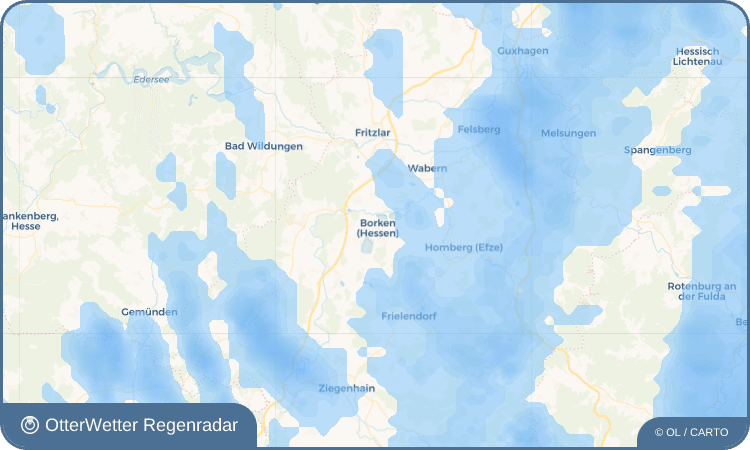 Widget-Vorschau für Borken (Hessen) Wetter-Widget-Vorschau mit Vorhersagedaten für Borken (Hessen)