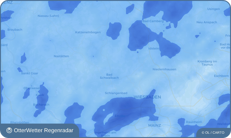 Widget-Vorschau für Born Wetter-Widget-Vorschau mit Vorhersagedaten für Born