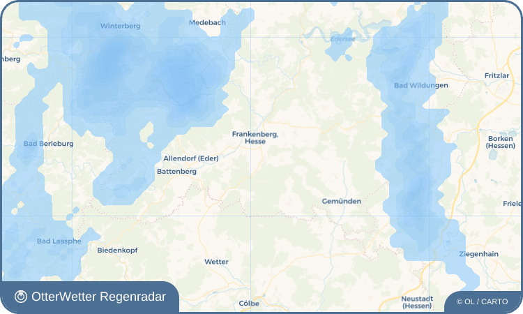 OtterWetter Regenradar-Widget Bottendorf