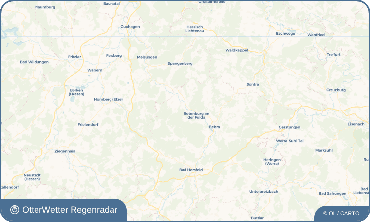 OtterWetter Regenradar-Widget Braach