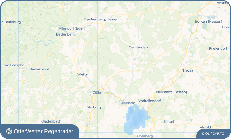 OtterWetter Regenradar-Widget Bracht-Siedlung