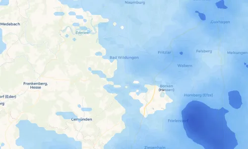 Regenradar Vorschaubild - Aktuelle Niederschläge in Braunau und Umgebung